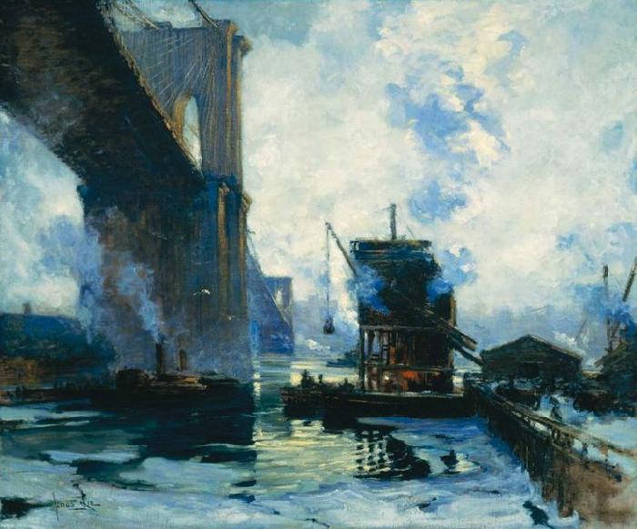 Jonas Lie Morning on the River